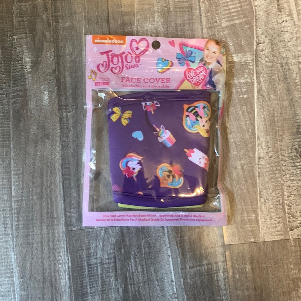 JoJo‎ Siwa kids face coverings. Pack of 2. **Brand new in sealed package**